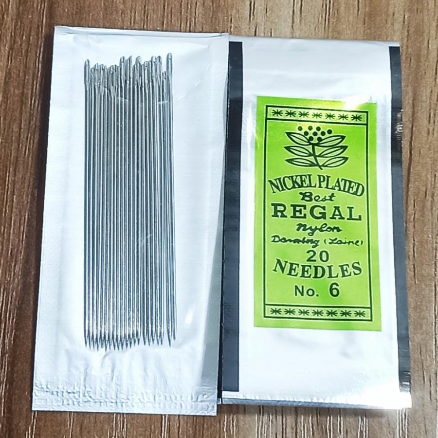 Jarum Jahit Tangan Regal / Jarum Regal / Jarum Regal Nylon