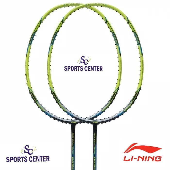 NEW Raket Badminton Lining 3D Calibar 009 Boost / 009B BlackLime