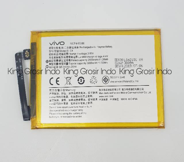 Baterai VIVO B-C8 C8 Y69 Original 100% Battery Vivo BC8 C8 Y 69 Batere Batre Batt