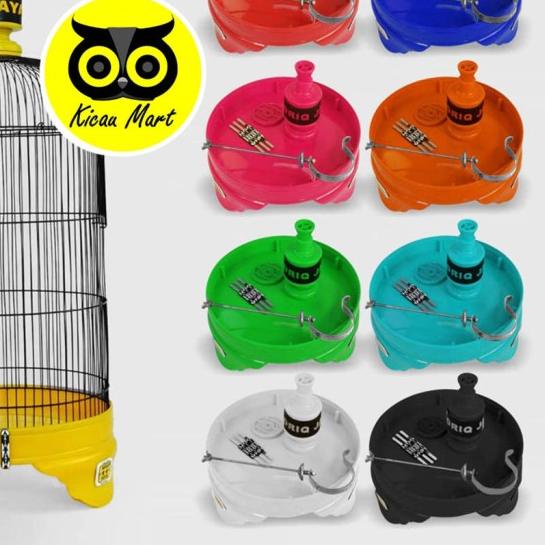 TEBOK LB LOVEBIRD PVC ORIQ JAYA FULSET TEBOK SANGKAR KANDANG BURUNG TB - Biru