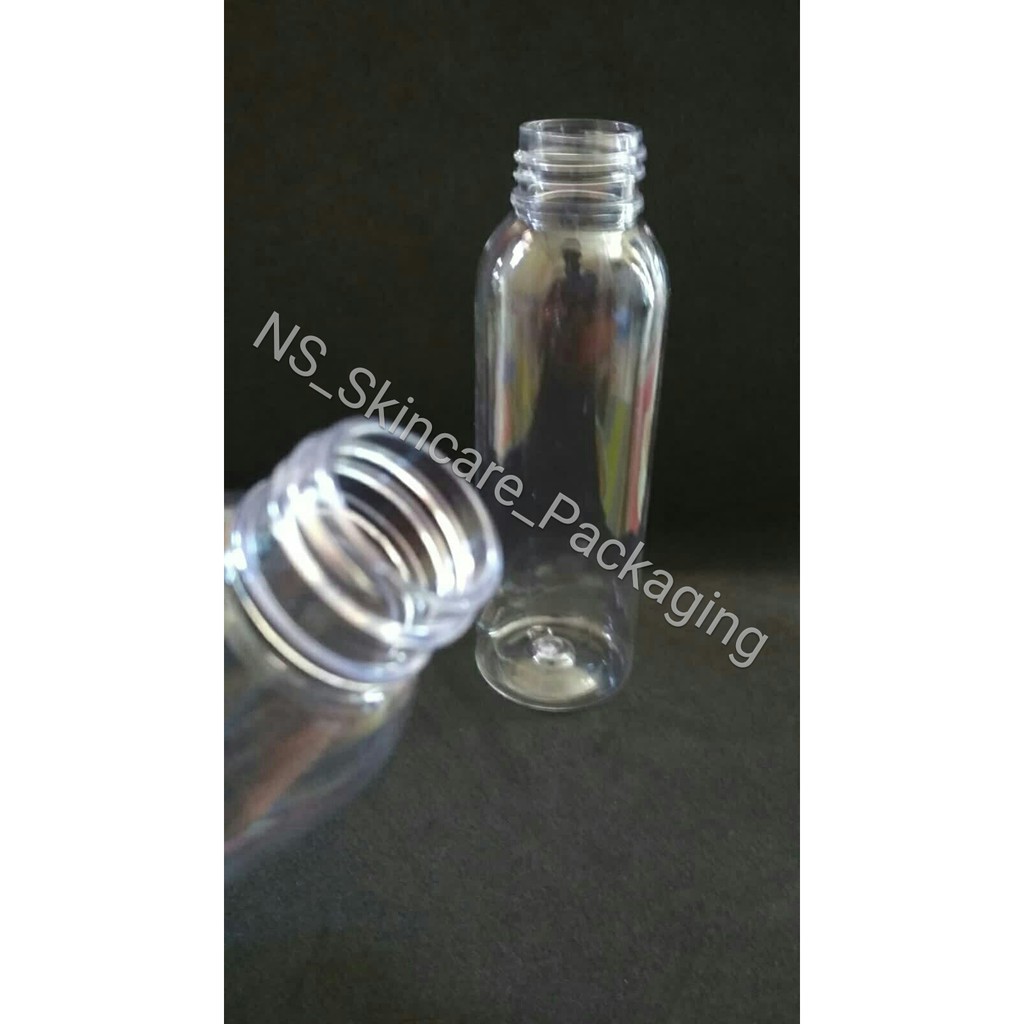 Botol 100 ML Bening / Botol PET Br 100 ML Transparant Neck 24