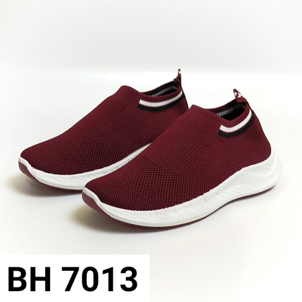 fakhrieshop- SEPATU SLIP ON SNEAKERS RAJUT IMPORT BEST SELLER 907