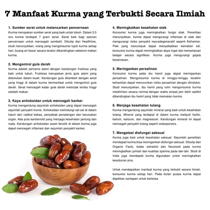 Best Seller N2004 Kurma Sukari 1kg Spesial Ramadan Dan Puasa Terlaris Indonesia