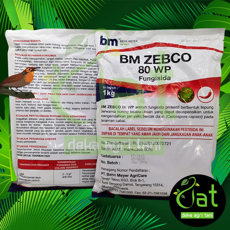 FUNGISIDA BM ZEBCO 80WP 1KG