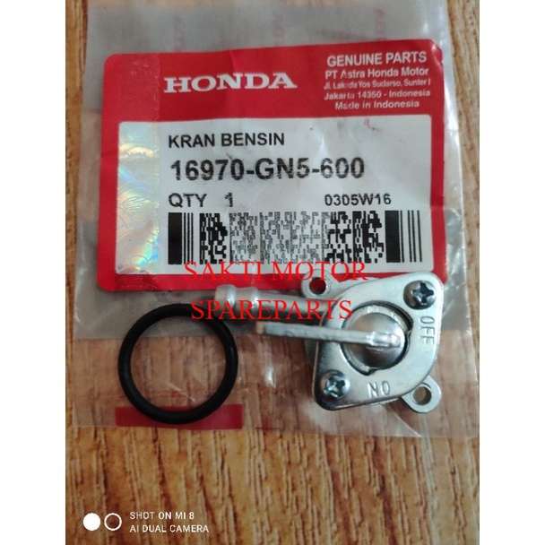 KERAN KRAN BENSIN GRAND SUPRA SAKTI MOTOR