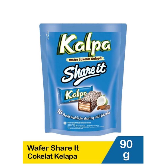 

Kalpa Wafer Share It Cokelat Kelapa 90G