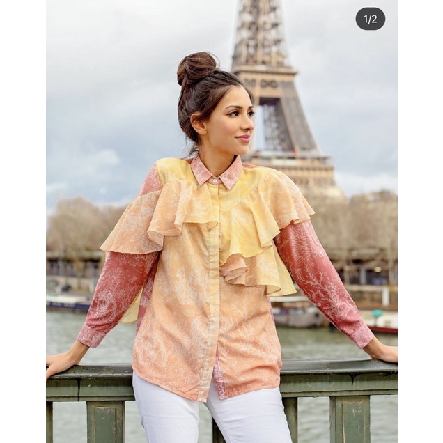 Ready Soon El Mar Minorca shirt Ruffle Benang Jarum