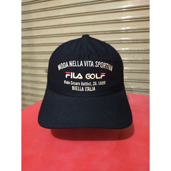 Topi Fila Golf Vintage 7 Panel Second