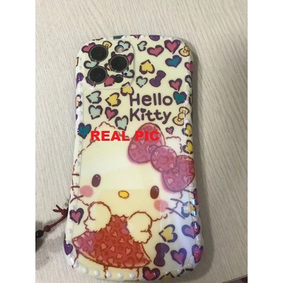 Cute Pastel Hello Kitty Softcase iphone 7+/8+/X/XS/XS MAX/XR/11/11 PRO/11 PRO MAX/12/12 PRO/12 PROCu