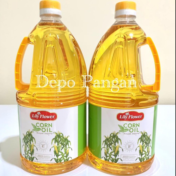 

CORN OIL LILY FLOWER 2 LITER / MINYAK JAGUNG SEHAT / CORN OIL 2 L