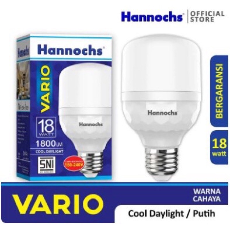 Bola Lampu LED Hannochs Vario 18 Watt Bohlam Hannochs LED Vario 18 W