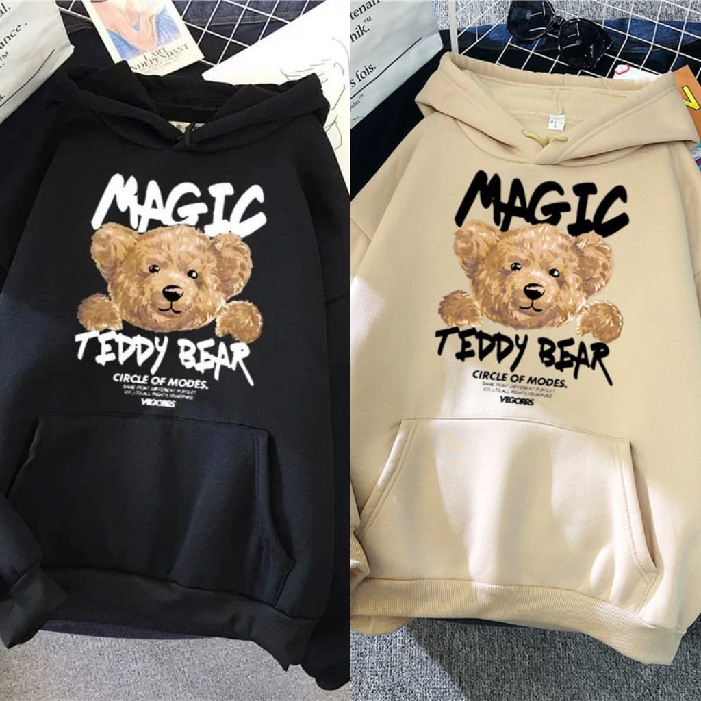 MAGIC TEDDY BEAR SWEATER HODIE BABYTERRY PRINTING