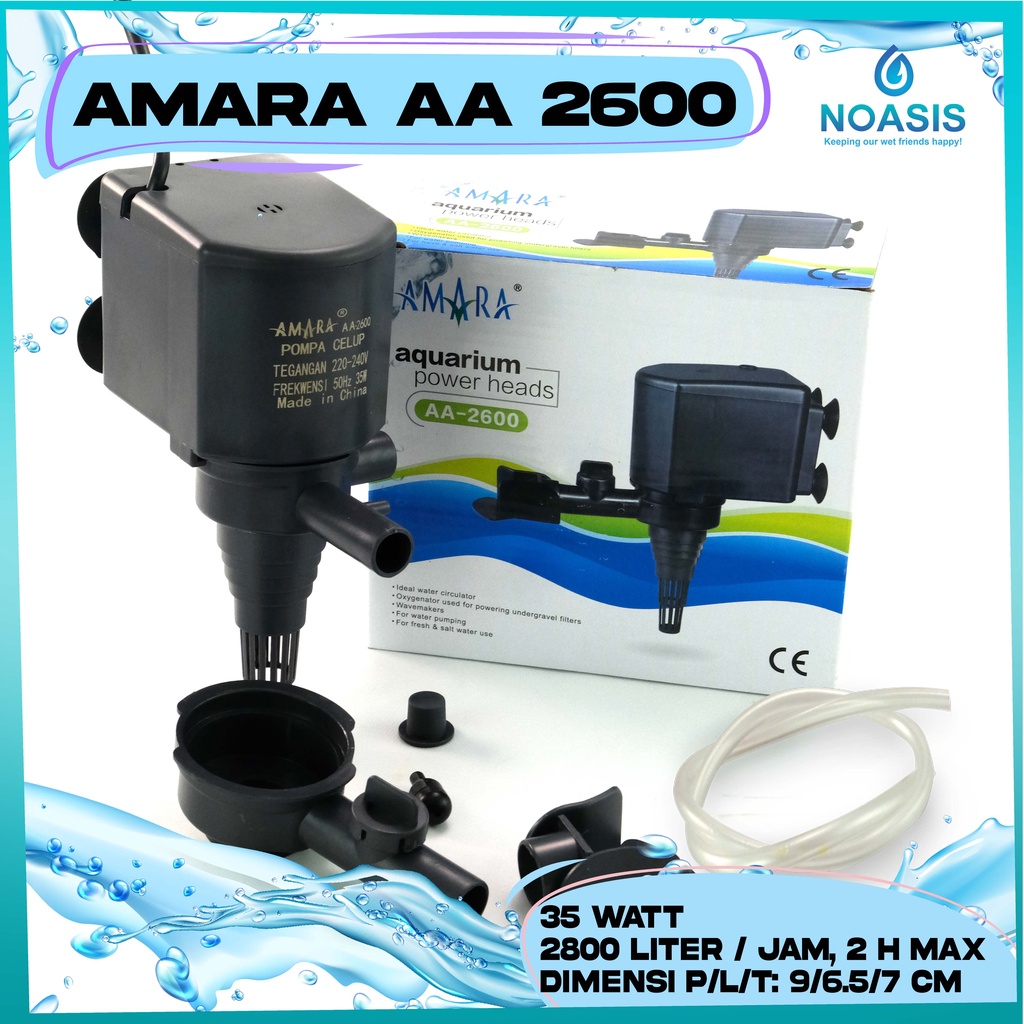 POMPA CELUP AMARA AA 2600 AA-2600 AQUARIUM AQUASCAPE AKUARIUM