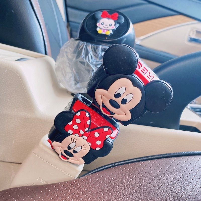 colokan seatbelt mickey minnie colokan seatbelt mobil colokan seatbelt mobil mickey mouse minnie COLOKAN BELT// 1Pcs Safetybelt Seatbelt Alarm Buzzer Stopper mouse