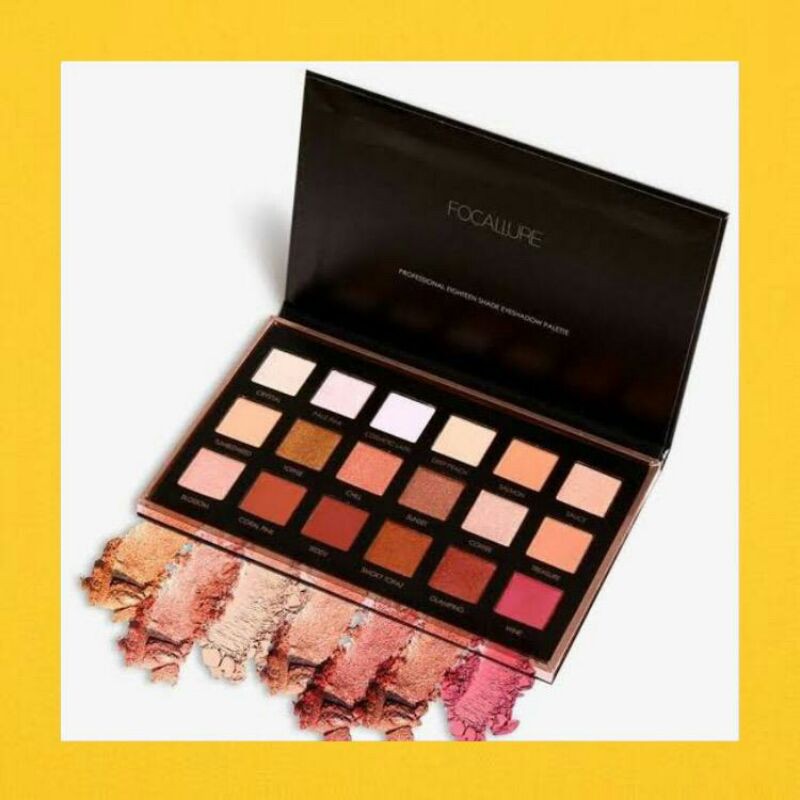 Focallure 18 Colors Eyeshadow Palette⁣