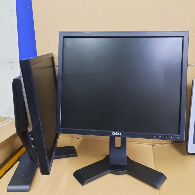 Jual MONITOR DELL KOTAK 19 INCH PORT USB BISA NAIK TURUN DAN DI PUTAR