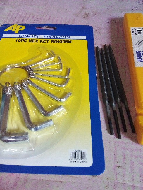Kunci L Pendek Set 10 Pcs Ap 1.5mm - 10mm