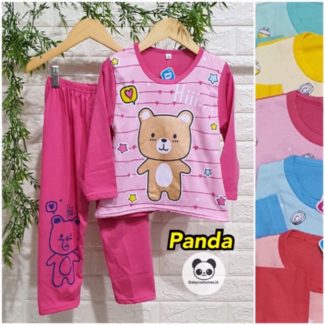 Setelan Baju Panjang Anak Perempuan DA Poni Setelan Setelan Baju Panjang Anak Perempuan DA Poni Setelan