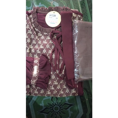 gamis Aden hijab lady dhara fine wine