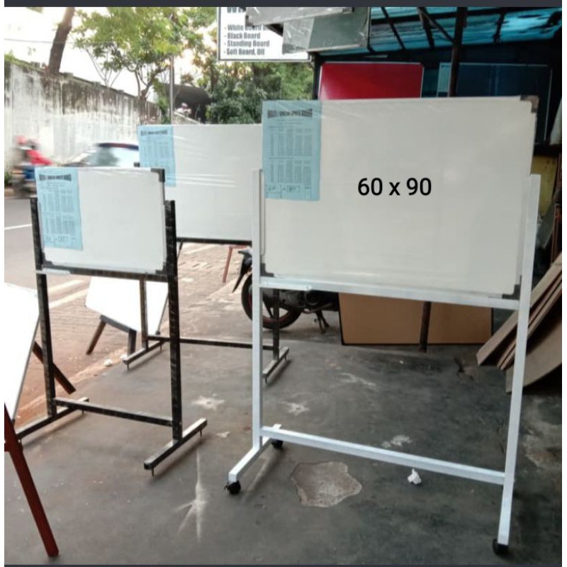 

whiteboard double face standing 60 x 90 cm