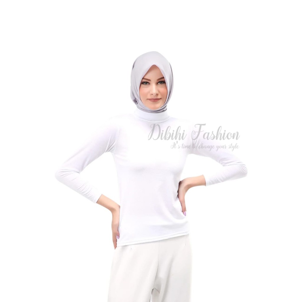 Manset Wanita | Manset Turtle Neck | Inner Kaos Wanita Lengan Panjang