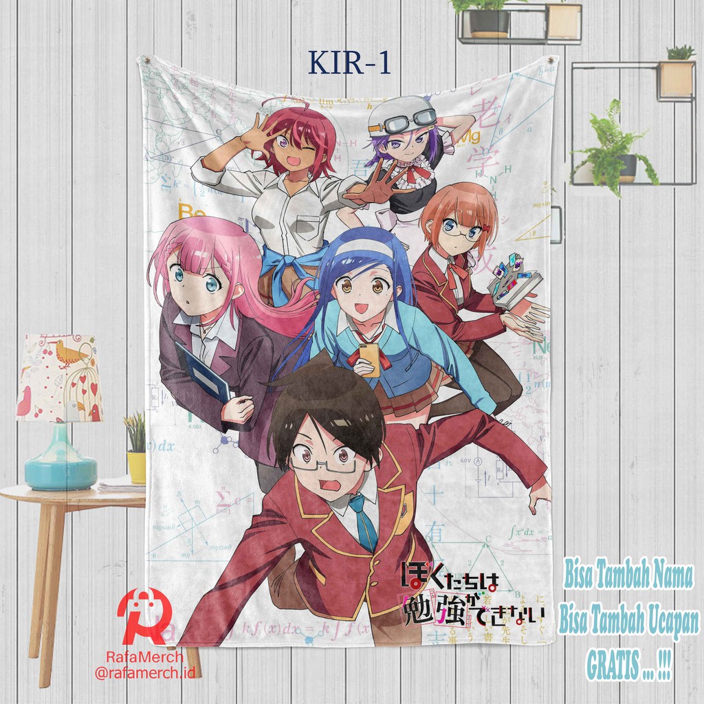 Selimut Anak -Selimut Anime | Selimut Cantik | Selimut Custom - Kirisu Mafuyu