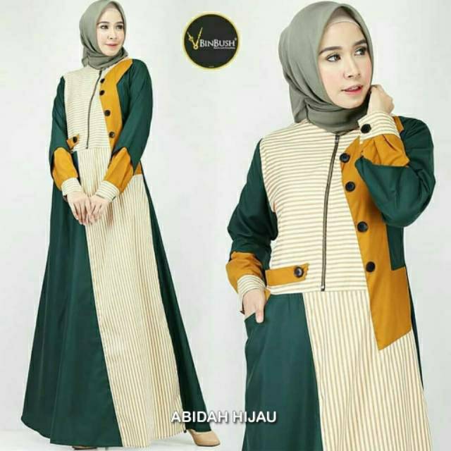 Baju Gamis Abidah Dress-2