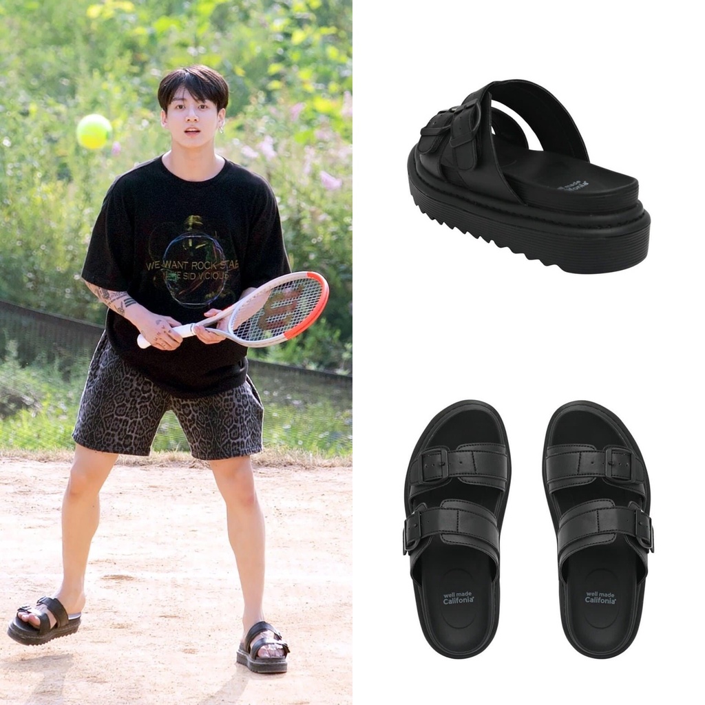SANDAL DOMBA CLEVER JUNGKOOK BTS NEW ORI BTS SIZE 250