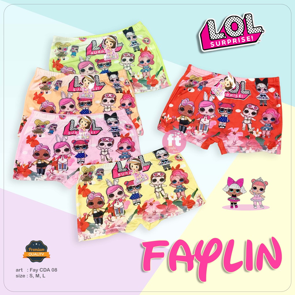 FAYLIN | Celana Dalam Boxer Anak Perempuan /art FAY CDA 08