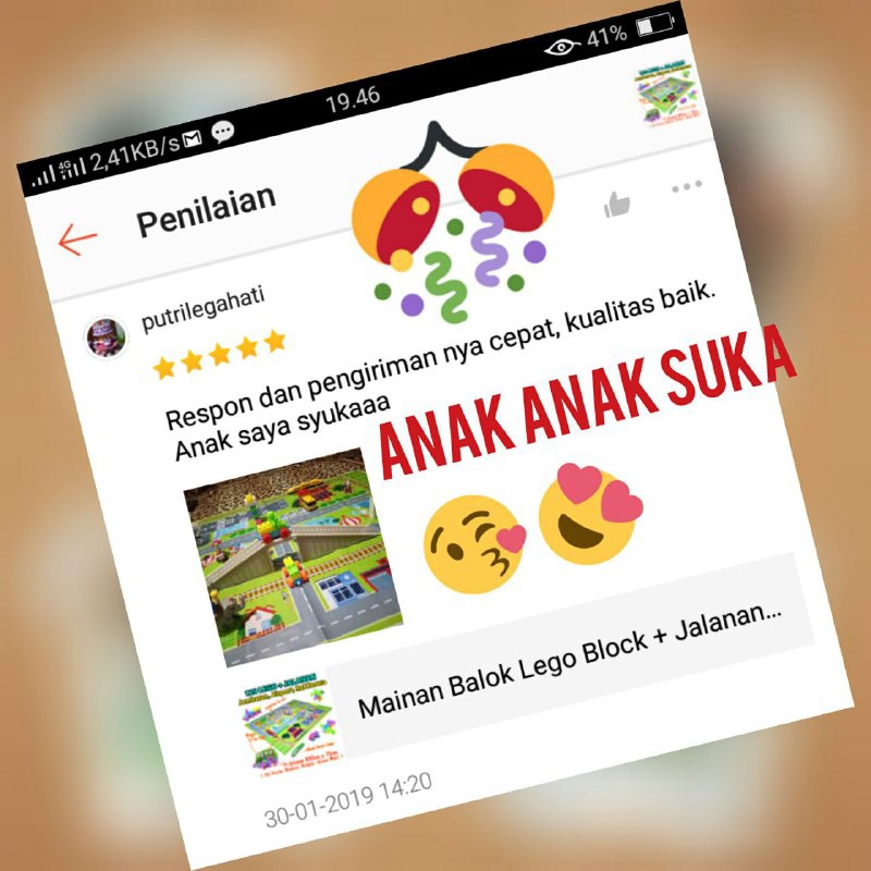 Playmap Jalanan Mainan Block Mobil Balok Susun Bonus + Jembatan Layang