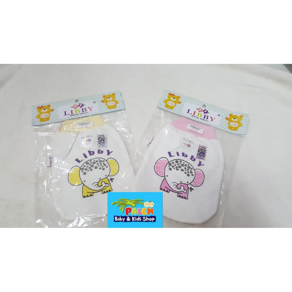 libby waslap  baby oval motif/Lap mandi anak