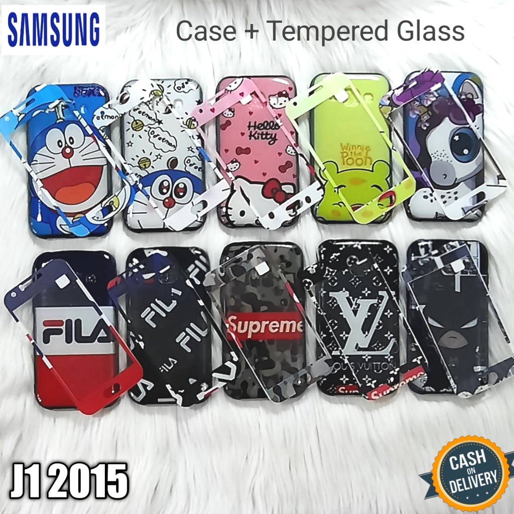 Softcase + Tempered Glass Samsung J1 2015