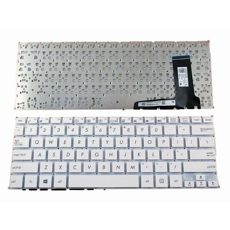 KEYBOARD ASUS E203 E203N E203NA E203NAH E203M E203MA E203MAH HITAM DAN PUTIH