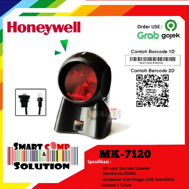 Omni Barcode Scanner Honeywell  MK7120 / MK-7120 / MK 7120