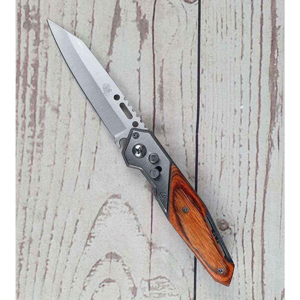 Pisau Lipat Berburu Survival Knife EDC 200mm 57HRC | Shopee Indonesia