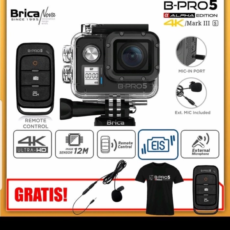 BRICA B-PRO5 Alpha edition 4K mark3 eis(AE3S) BLACK