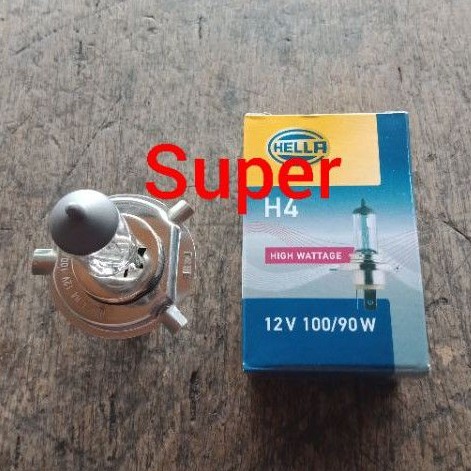 Lampu depan halogen H4 12v 100/90w