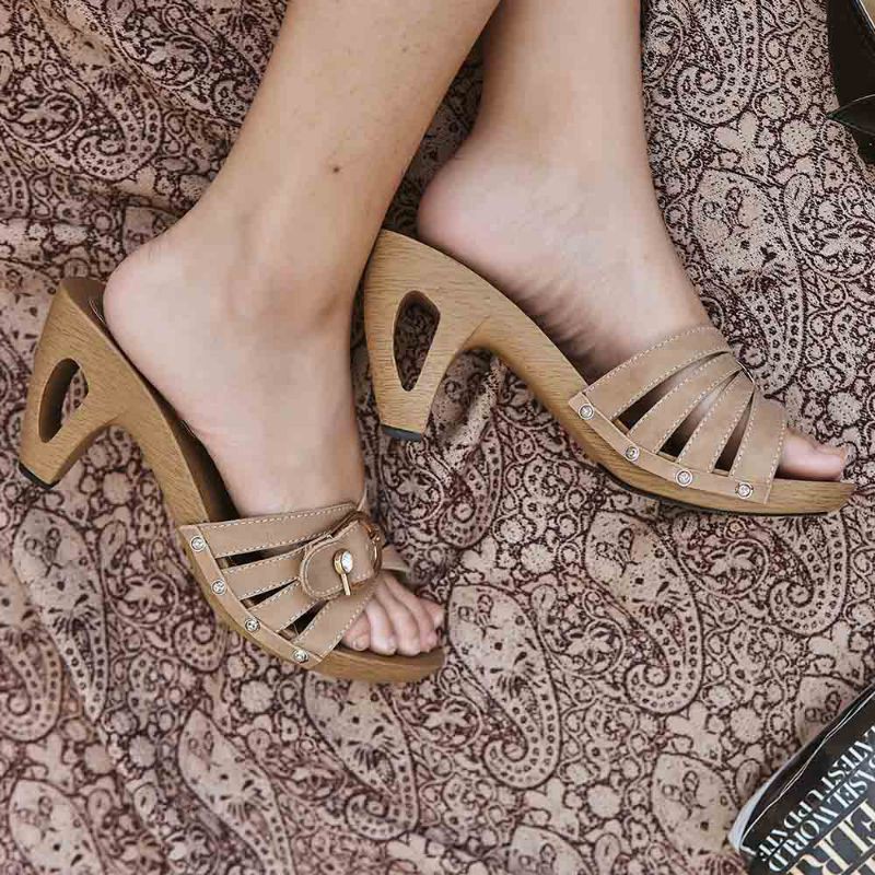 Sandal High Heels Wanita Cewek Sendal Pesta Formal High Quality Garansi Original