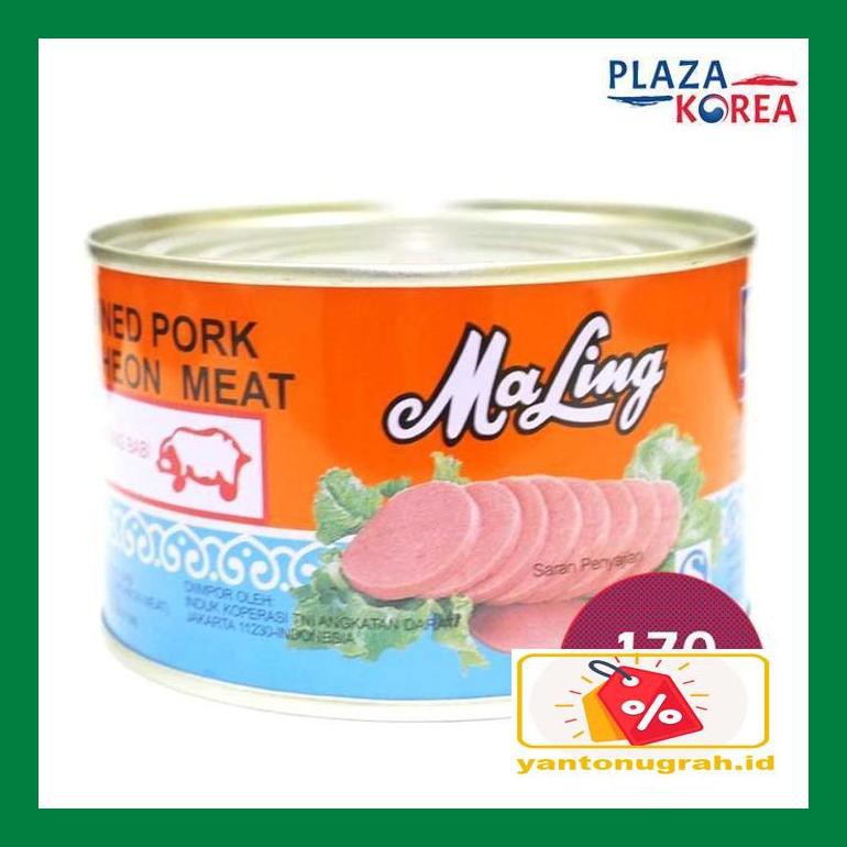 

Ytnksot Tts Ma Ling Pork Luncheon Meat - Daging Babi Olahan 170Gr Non Halal Sotyt07