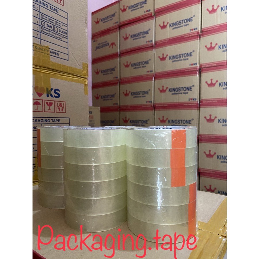 

Isolasi bening kingstone uk 1inc X 72yard selotip bening kingstone tape