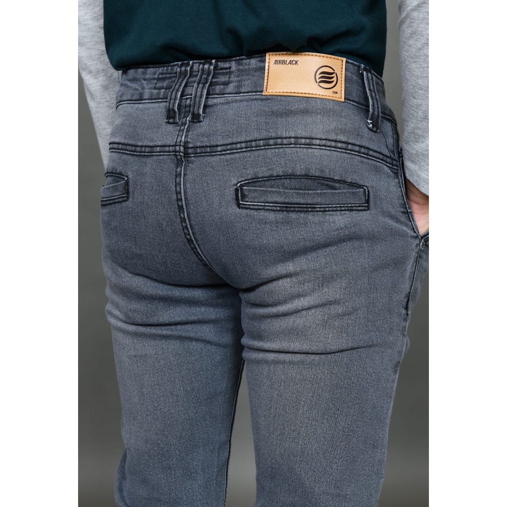 Celana jeans pria / celana panjang Straight celana jeans saku bobok panjang skinny semi slimfit cowo / cowok