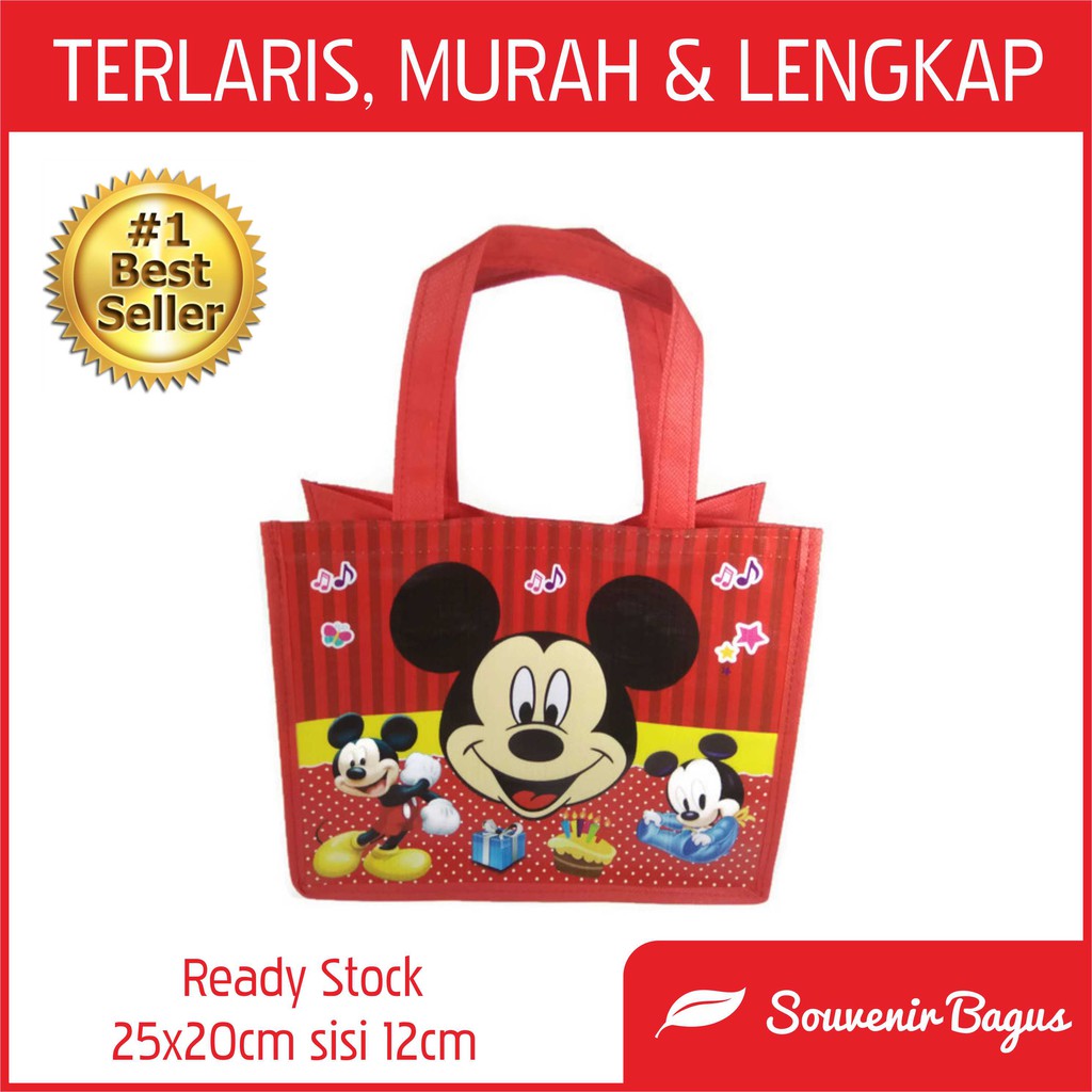 Terlaris Tas Ultah Mickey Mouse Souvenir Ulang Tahun Mickey  Mouse Murah Promo Bisa Kirim Ke Jakarta