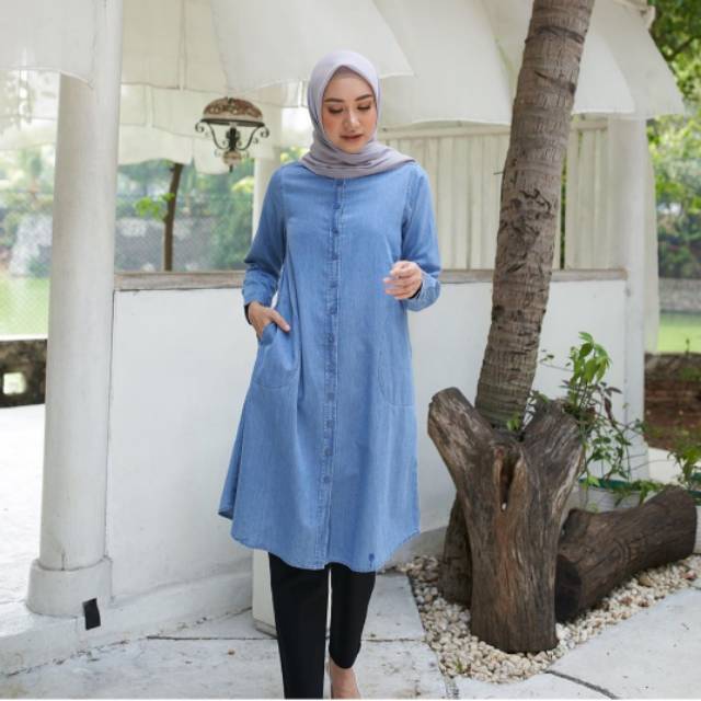 Tunik jeans heaven lights