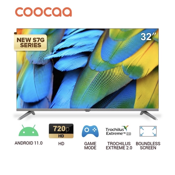 Coocaa TV 32 INCH Android 11 Digital TV Coocaa 32S7G