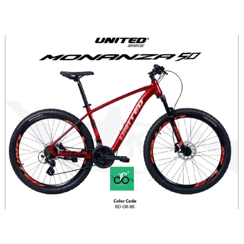 Sepeda MTB 27.5" United Monanza 5.0 TERBARU 5