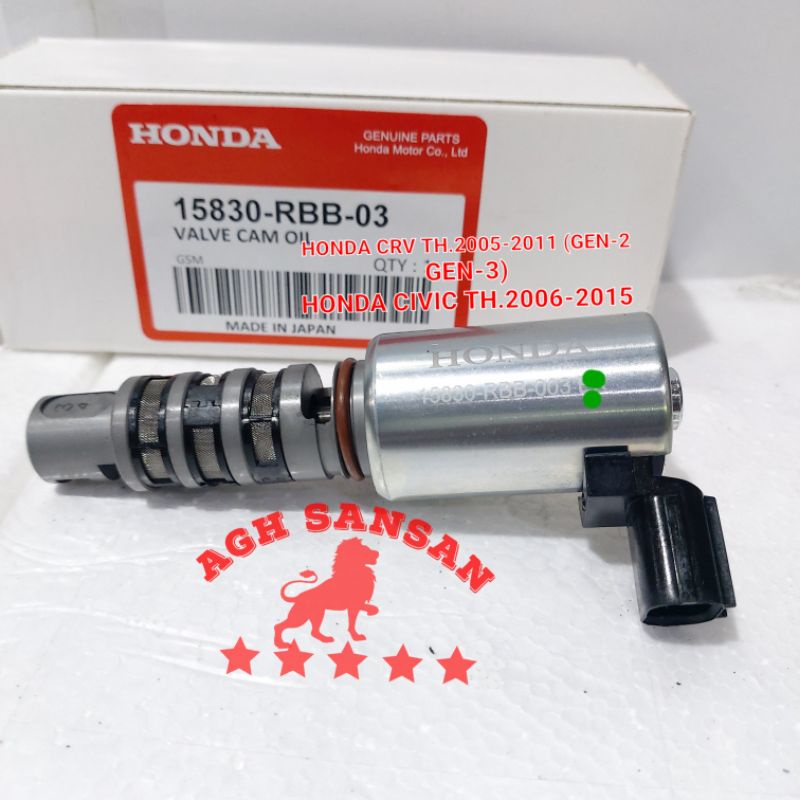 SENSOR OLI OCV VALVE VVTI HONDA NEW CRV CIVIC ORIGINAL HONDA