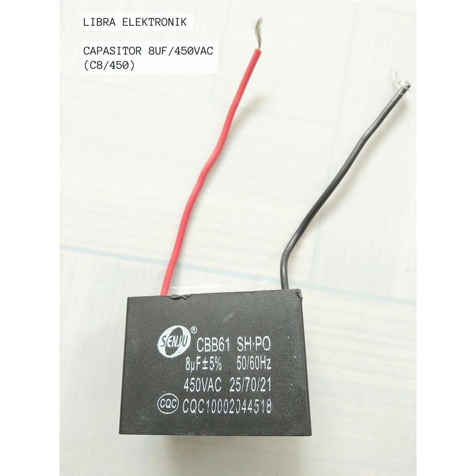 Capasitor 8 UF 450V