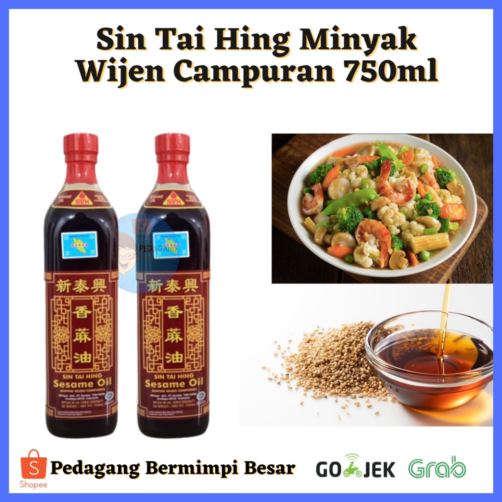 Sin Tai Hing Minyak Wijen Campuran 750ml/ Minyak Wijen/ Sesame Oil/ Minyak Wijen Campuran 750ml/ Sin Tai Hing Minyak Wijen