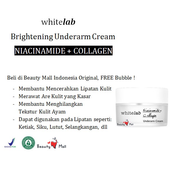 Whitelab Brightening Night Day Eye Acne Underarm Cream White Lab