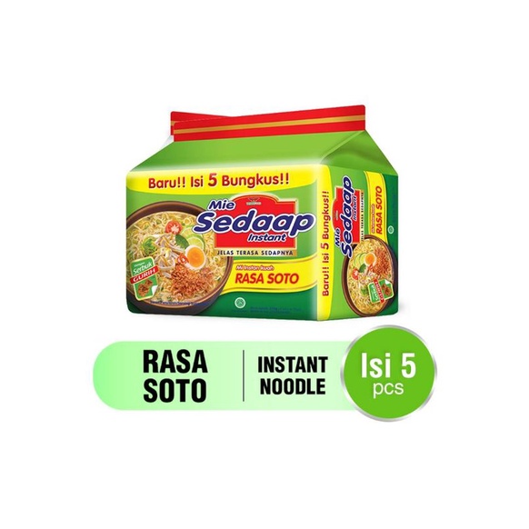 

Sedaap Mie Instant Soto 5X75g